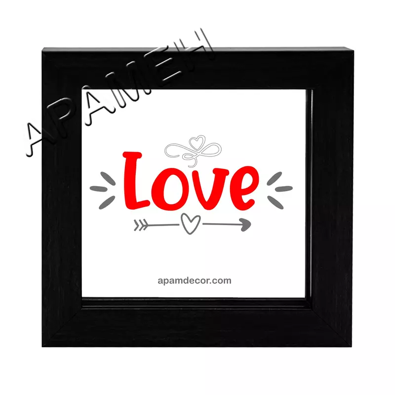 آینه عاشقانه LOVE برجسته